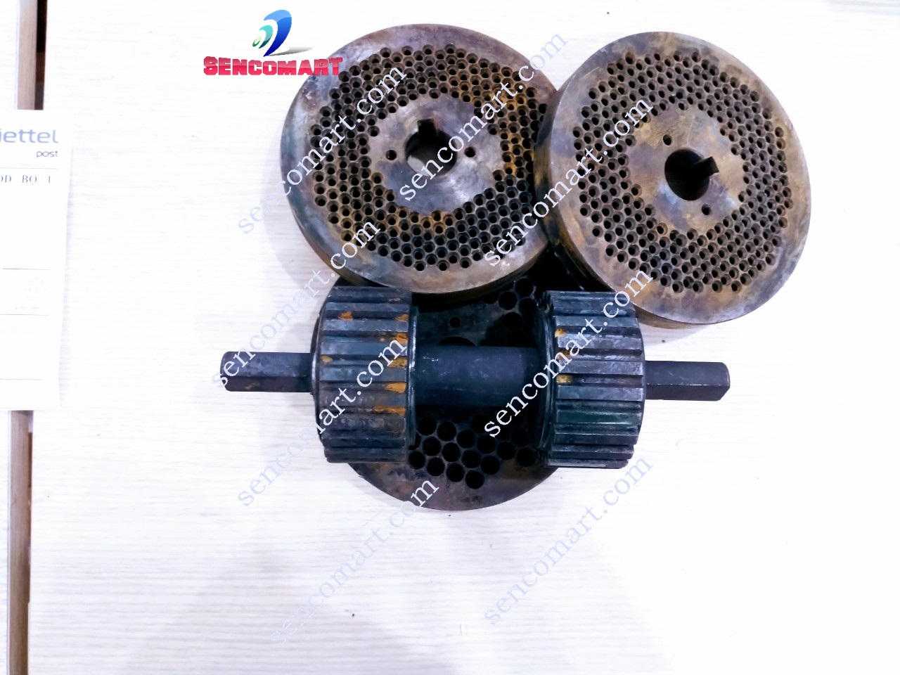 Bộ Lô Sàng ép cám viên s150 trục đứng