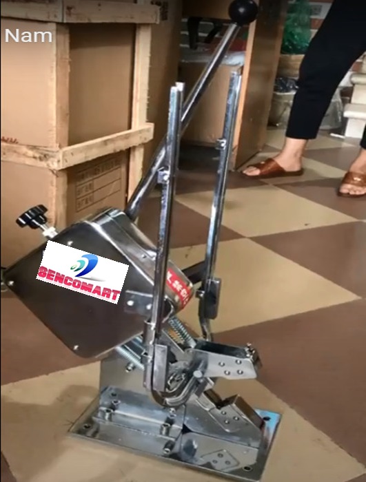 Máy kẹp nhôm ghim đầu xúc xích, lạp xưởng ( 1 đầu) Model- KG-1D