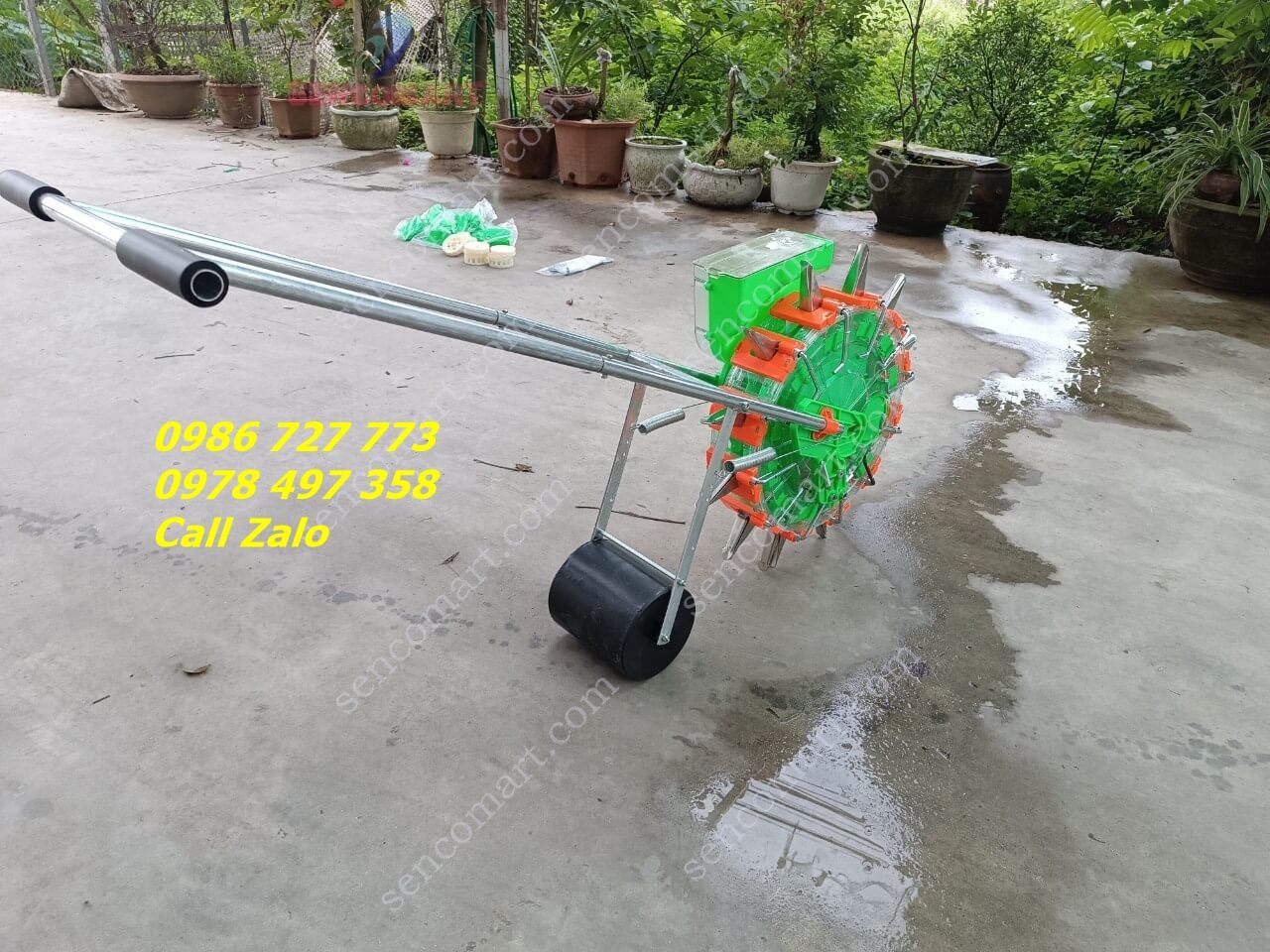 Máy gieo hạt ngô đậu 12 răng X-12 sencomart