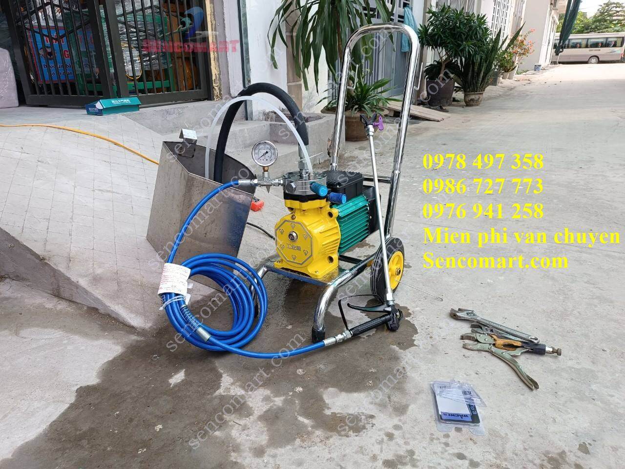 Máy phun sơn động cơ 3500w hàng nhập khẩu chính hãng tốt nhất hiện nay
