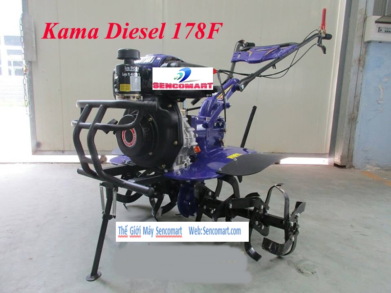 Máy Xới Đất Kama 178F Chạy Dầu Công Suất 7HP