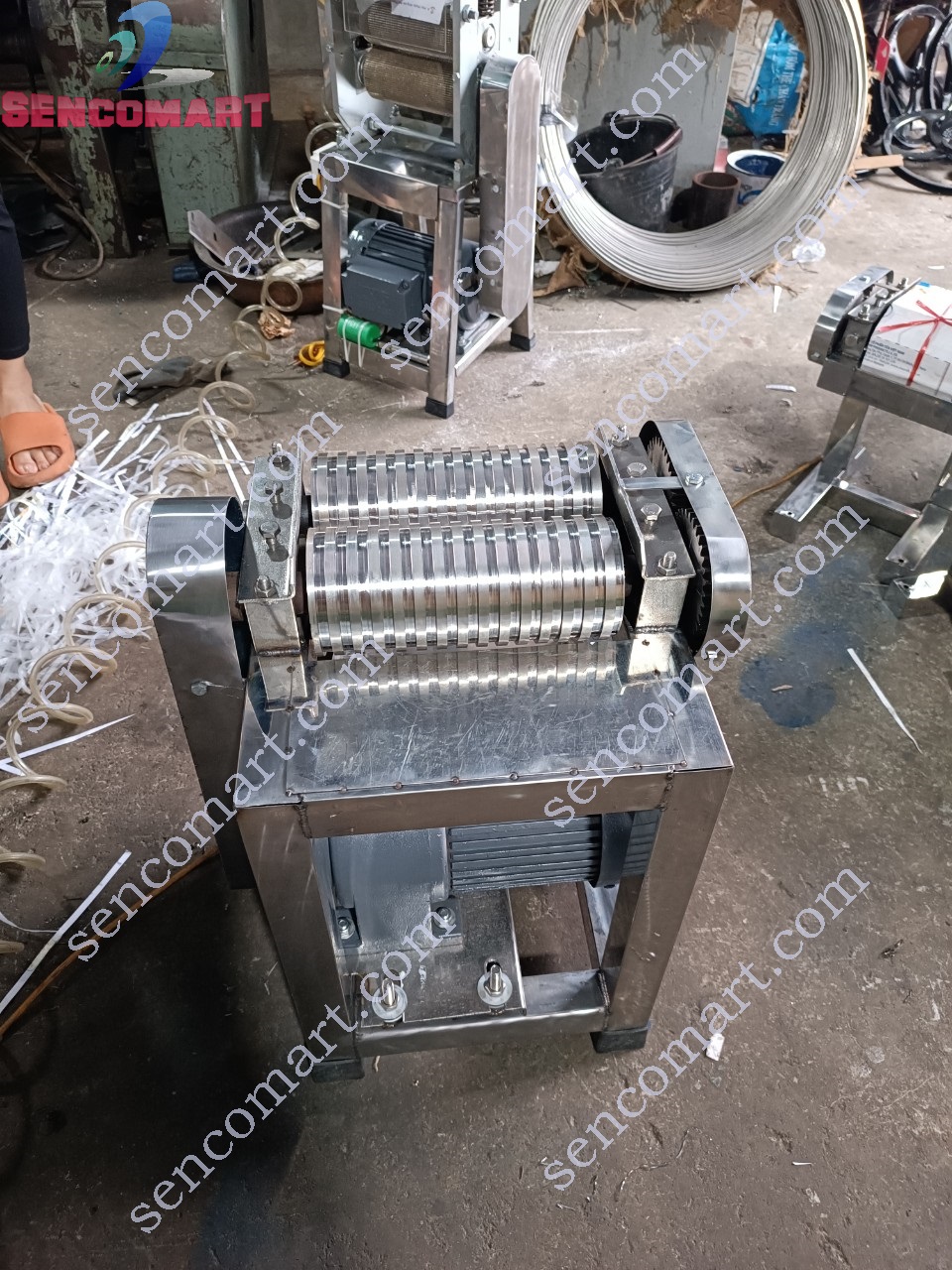 Máy Cắt Bánh Tráng Trộn, Thái Phở, Bánh Canh, Thái Bì Lợn Làm Da Chiên GIòn INOX 304