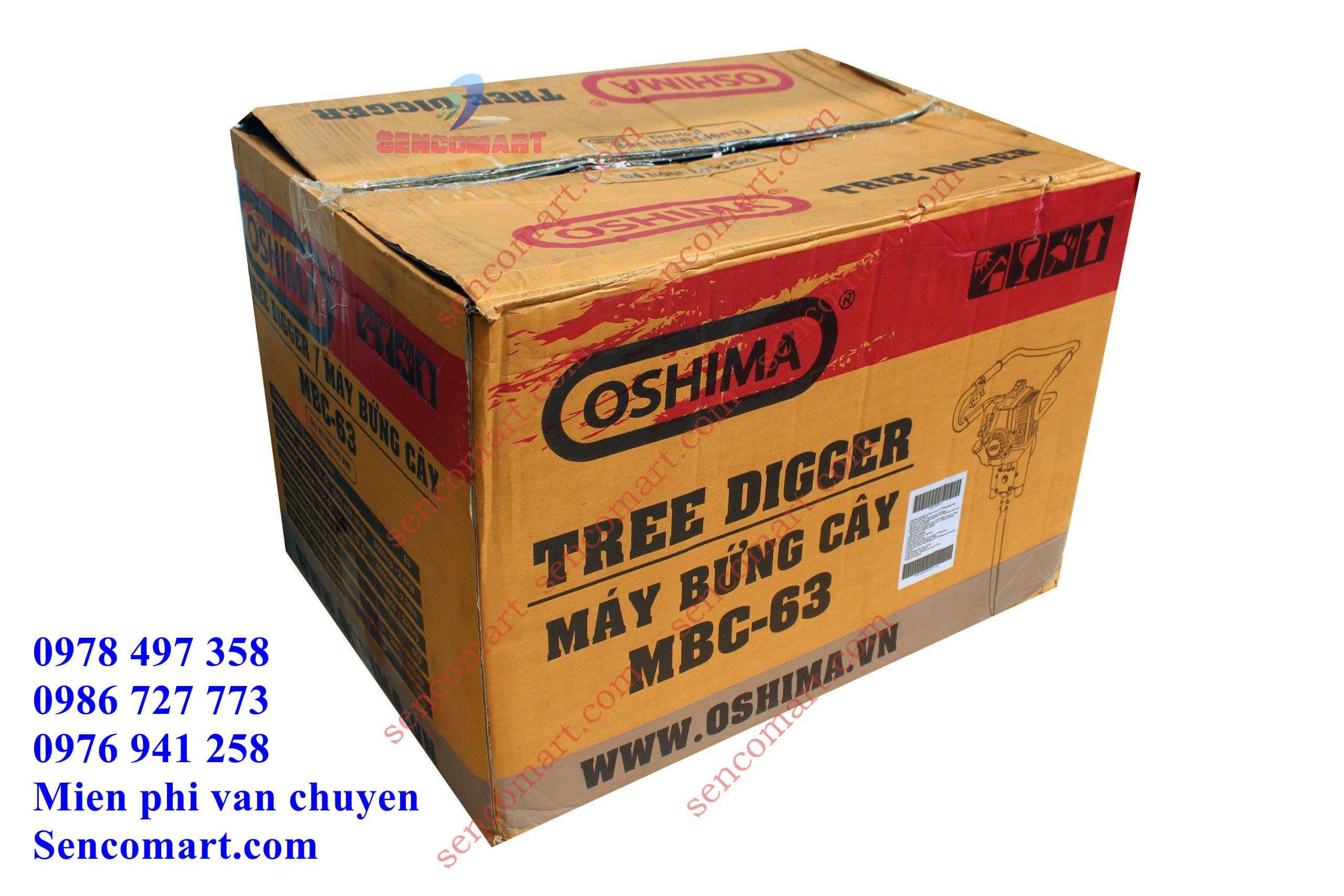 Máy bứng cây dùng động cơ xăng chính hãng Nhật Bản. Máy bạt bế nguyên gốc cây