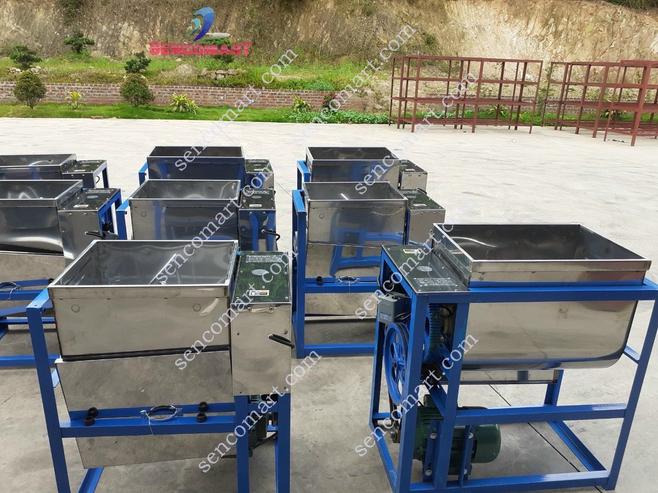 Máy Trộn Bột, Trộn Gia Vị 20KG/mẻ MTB20-SENCO Động Cơ 3HP