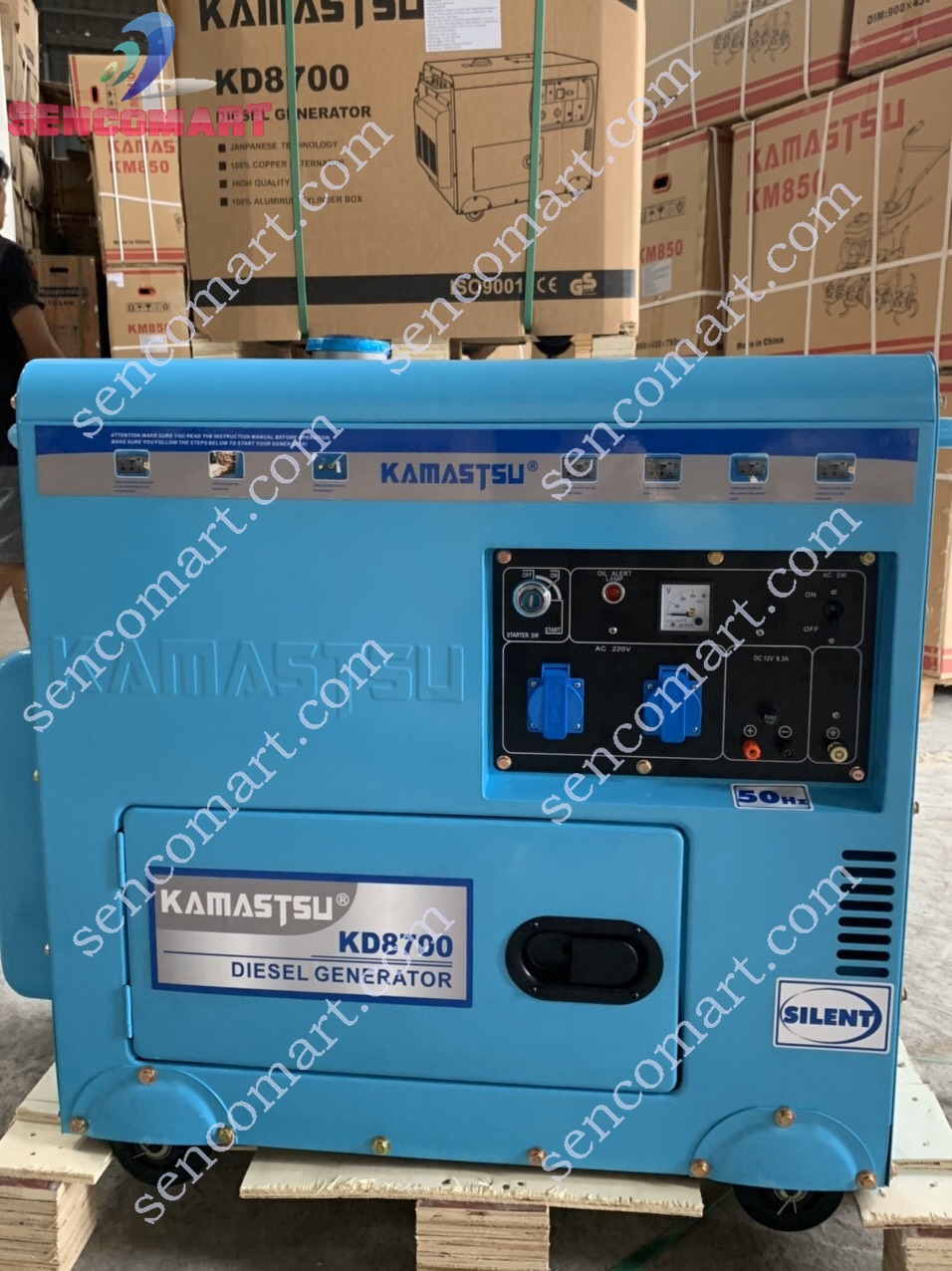 Máy Phát Điện Chạy Dầu 7.5Kw Kamastsu KD8700