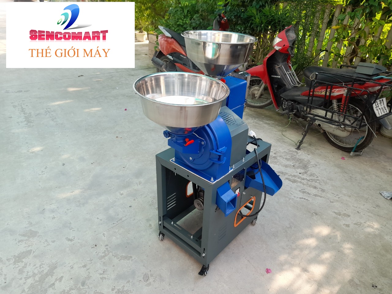 Máy Xay Xát Gạo Toàn Phát TF600 New Inox, Lọc Sạn Hộp Kín