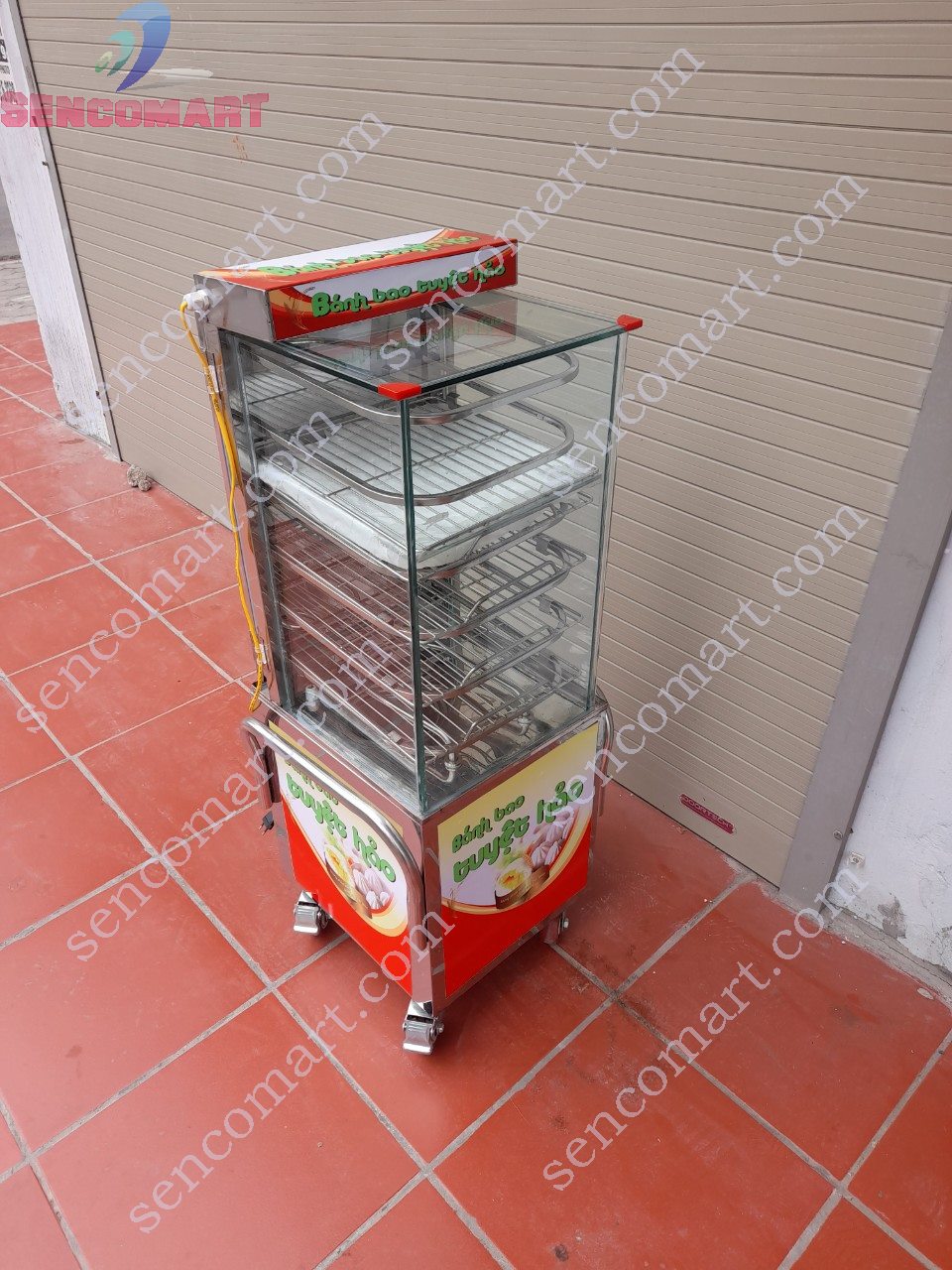 TỦ HẤP BÁNH BAO DI ĐỘNG CÓ CHỨC NĂNG SẤY MỚI 2023