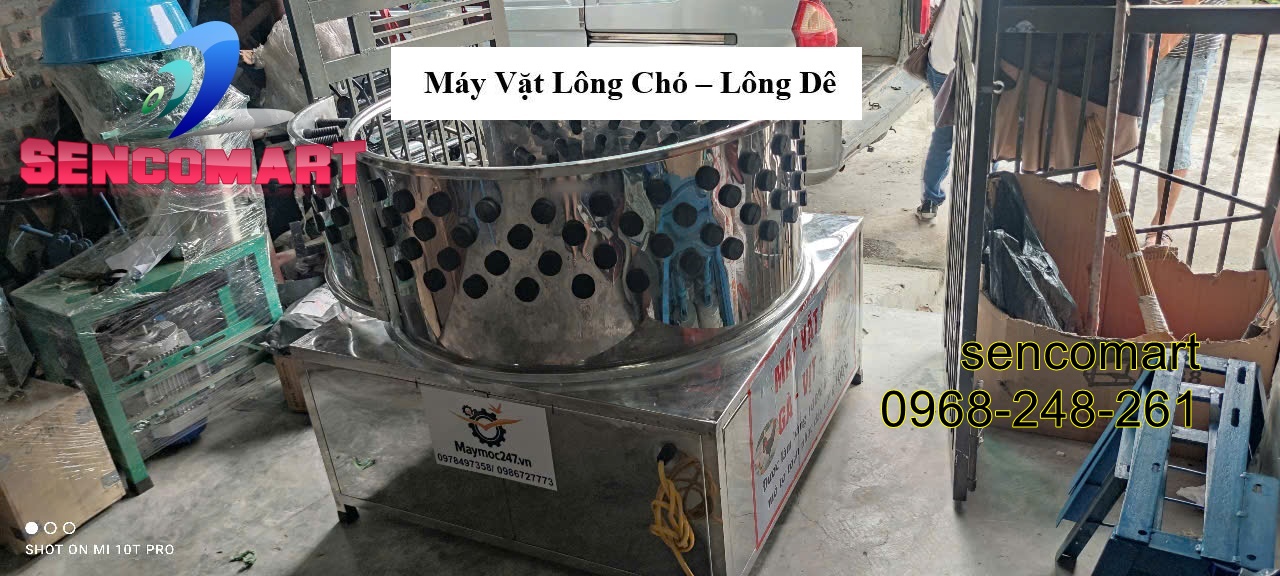 MÁy vặt lông chó phi 100 , chất liệu inox cao cấp