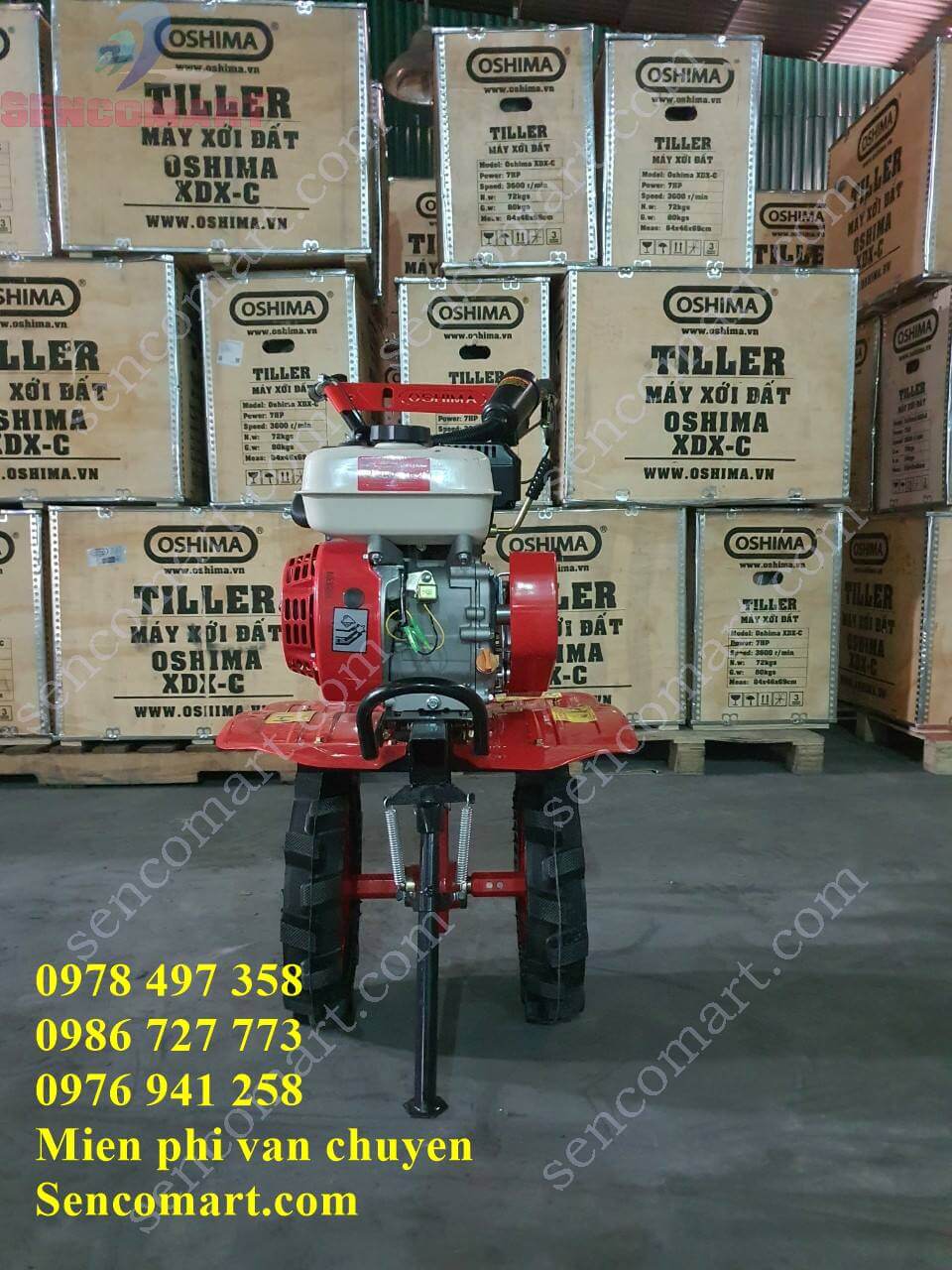 Máy xới đất Oshima xdx c, mẫu mới chính hãng giá tốt