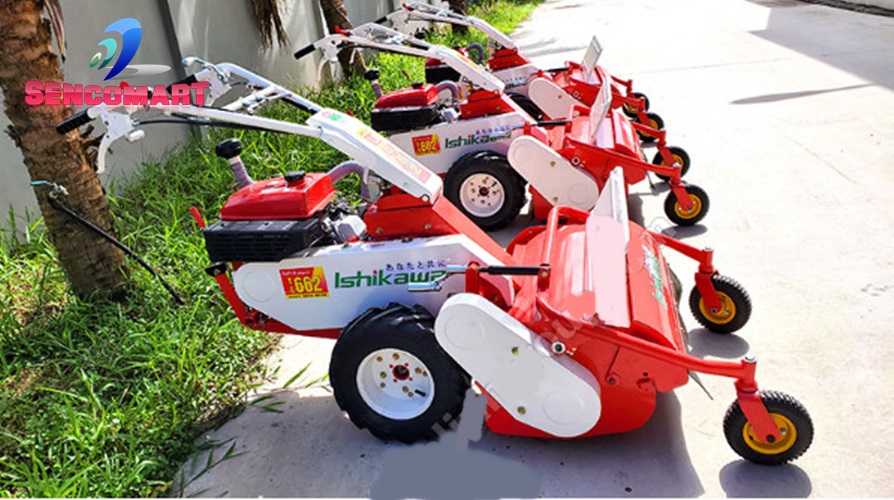 Máy cắt cỏ trục băm 10hp SENCOMART TB1000