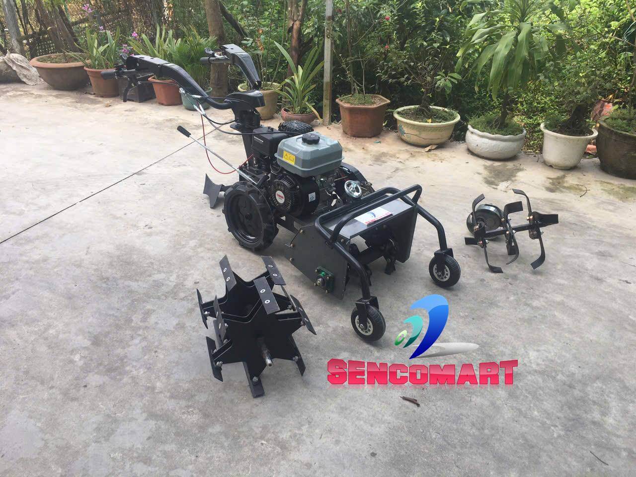 Máy cắt cỏ trục băm động cơ chính hãng