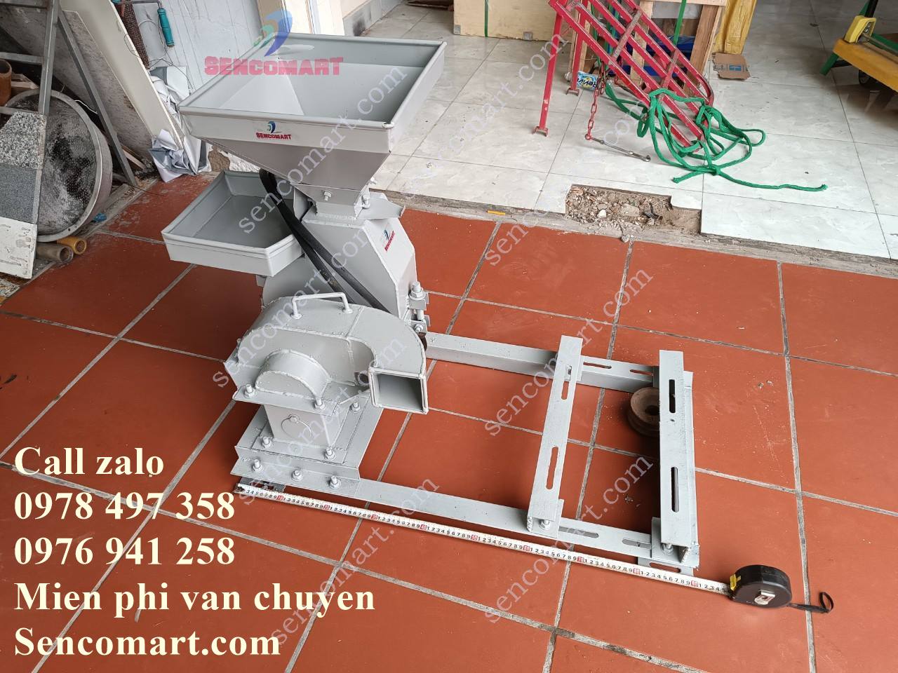 Khung máy nghiền bột công nghiệp 3 pha