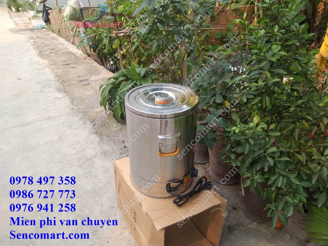 Nồi cháo nhập khẩu 25L inox 304 bền đẹp
