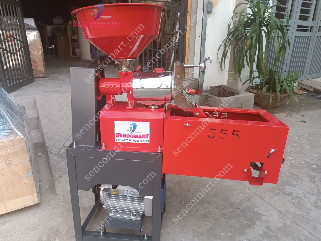 Máy xát gạo, lọc sạn hộp Toàn Phát TF555-H