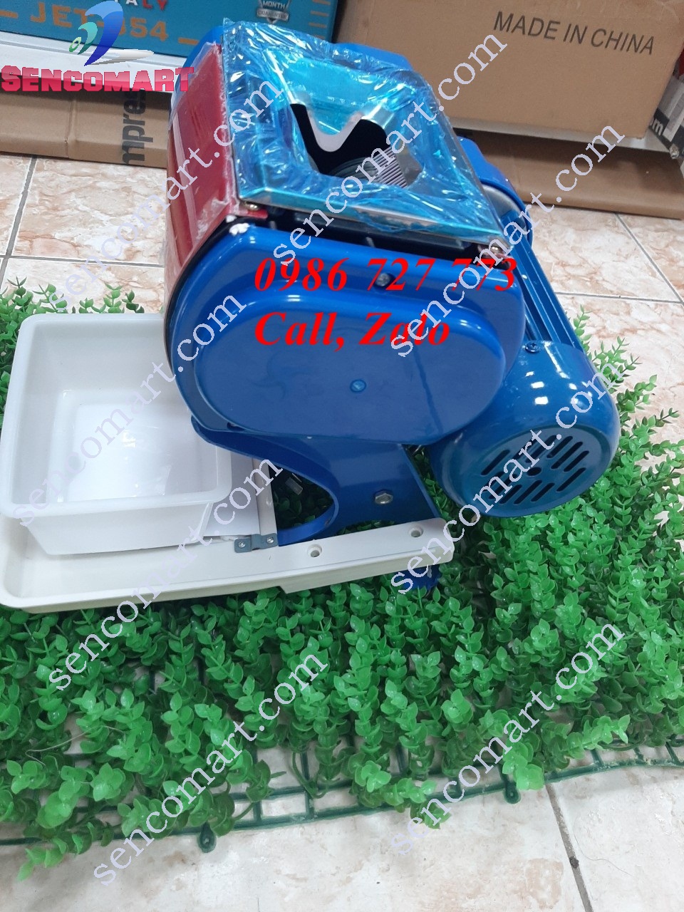 Máy Thái Thịt Tươi Sống Mini SC20- Máy Thái Thịt Bò, Thịt Lợn Tương Sống 2mm-2,5mm