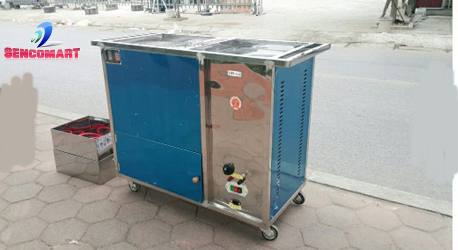 Máy Rang Hạt Dẻ, Hạt Ngũ Cốc, Hạt Điều, Hạt Hạnh Nhân SENCO 3600-RH