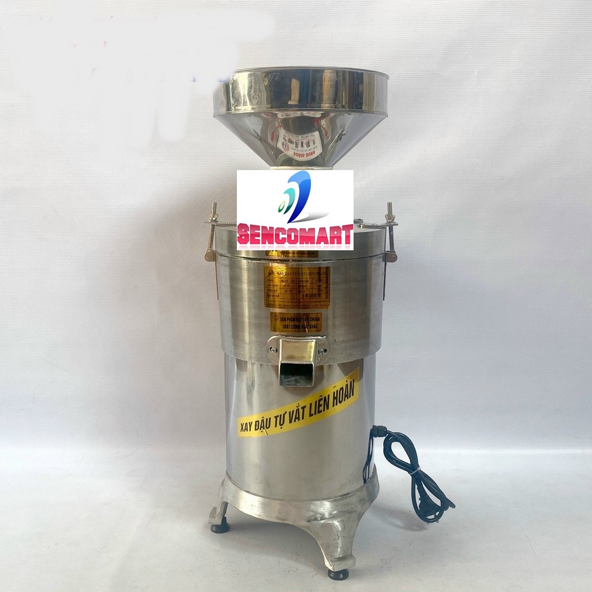 Máy Vắt Đậu Nành Liên Hoàn 2.2 kw Tự Động Tách Bã Hàng Việt Nam Chất Lượng Cao