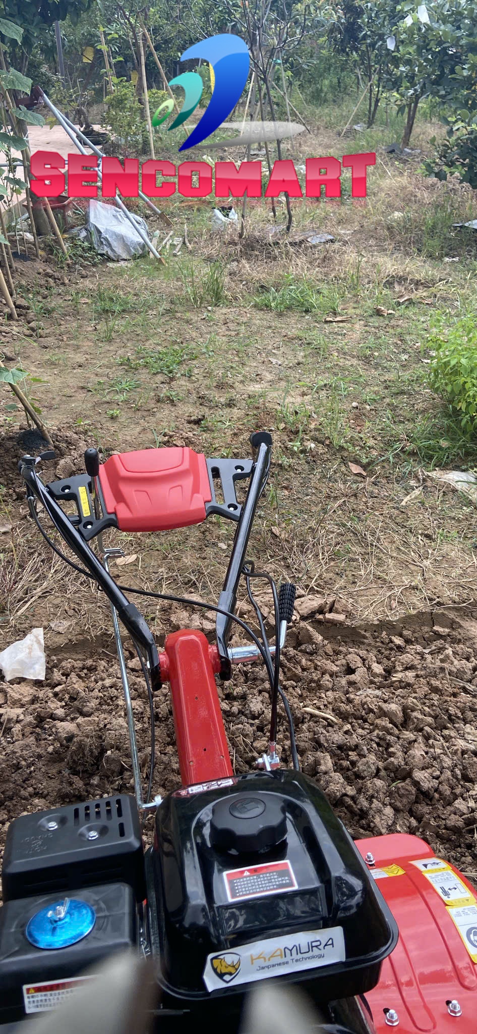 MÁY CÀY ĐẤT KAMURA 170F ĐẤU ĐẦU KHOẺ BỀN