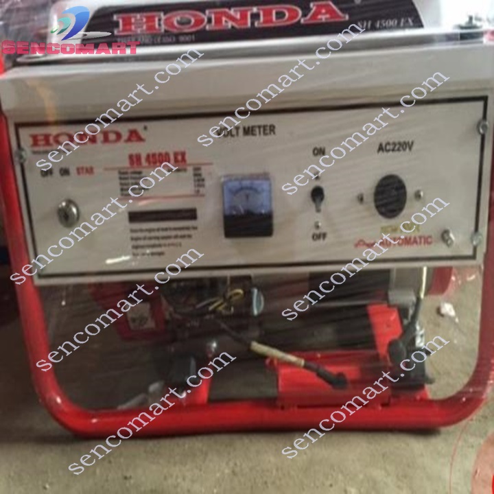 Máy phát điện chạy bằng xăng đề nổ giật giây phụ có le gió