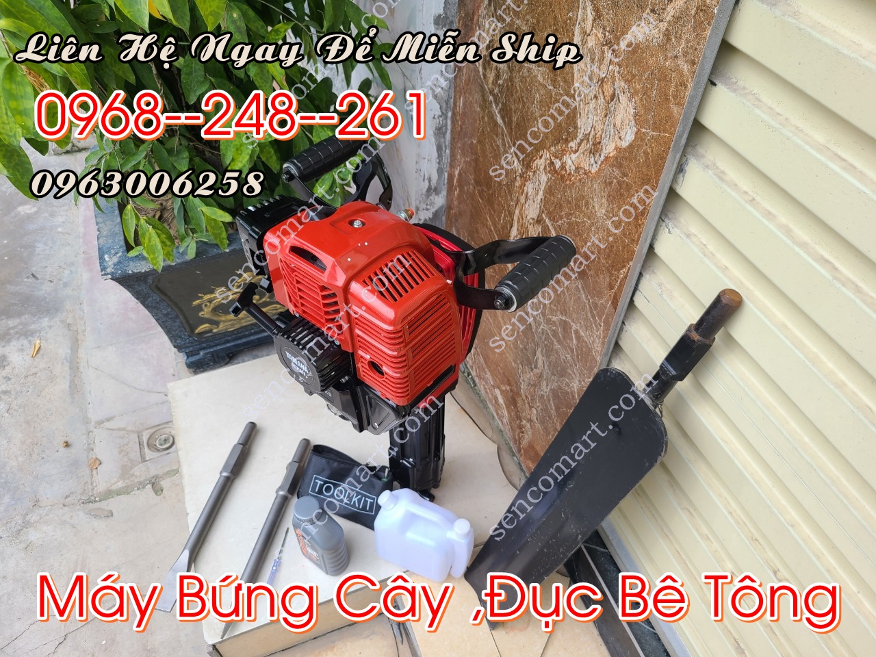 Máy bứng cây đa năng , đục tường chuyên dụng chuyển cây