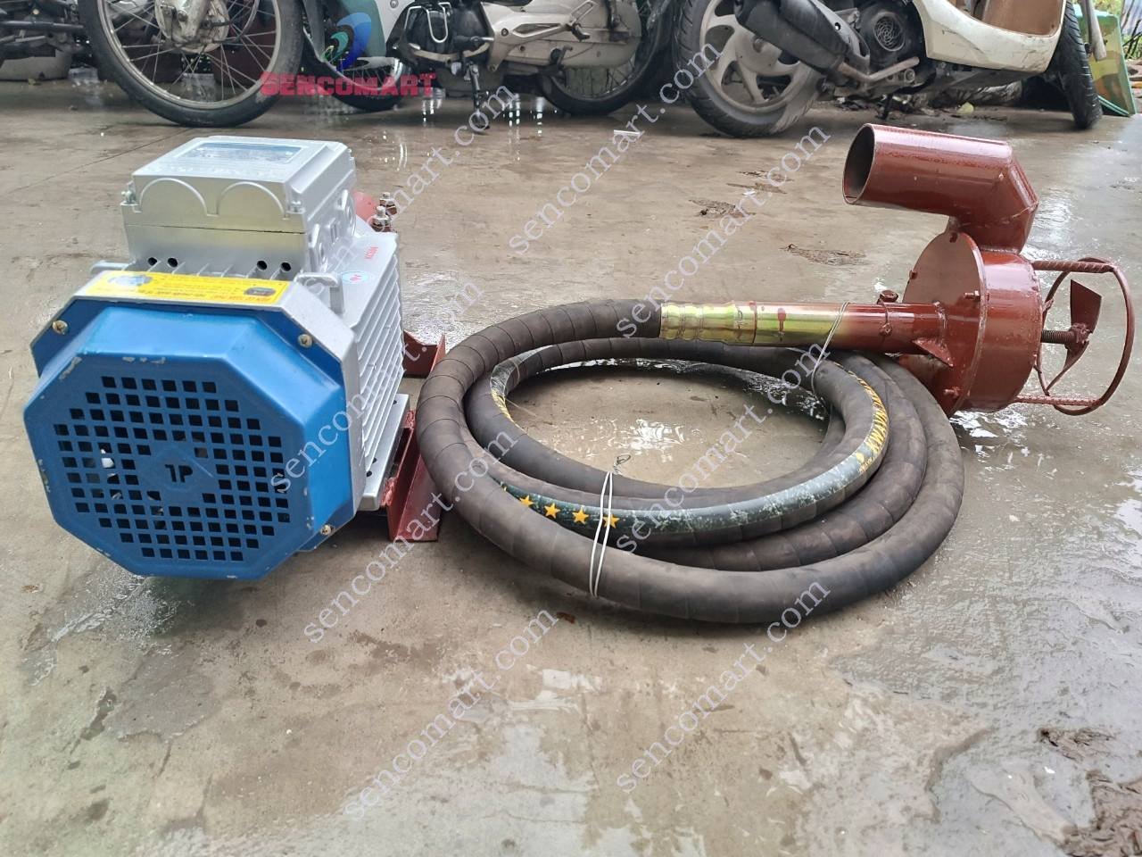 Máy hút bùn chất thải dây cáp mềm HBM-34M ( chưa có mô tơ)