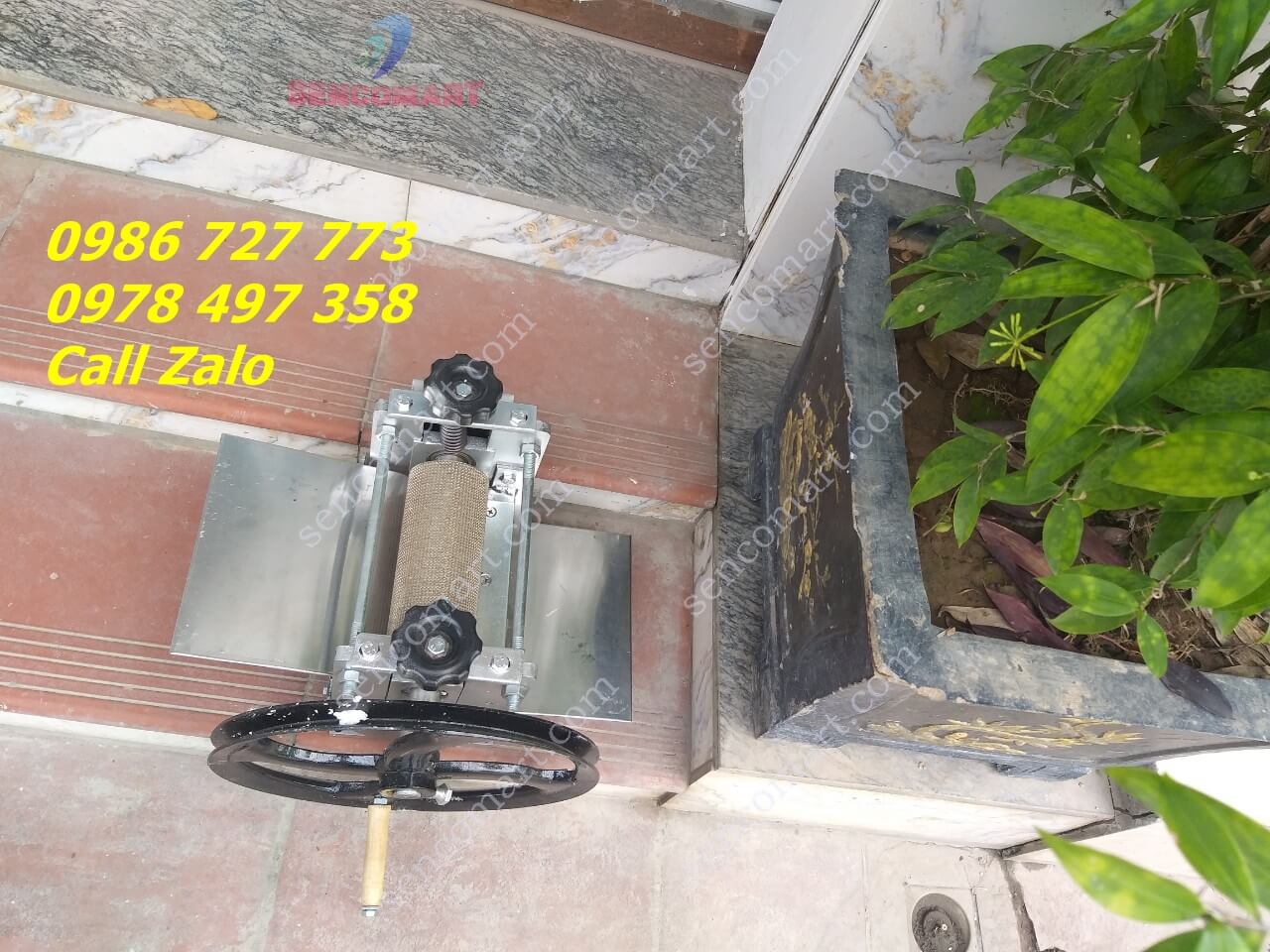 Máy lạng da heo, bì heo quay tay Sencomart