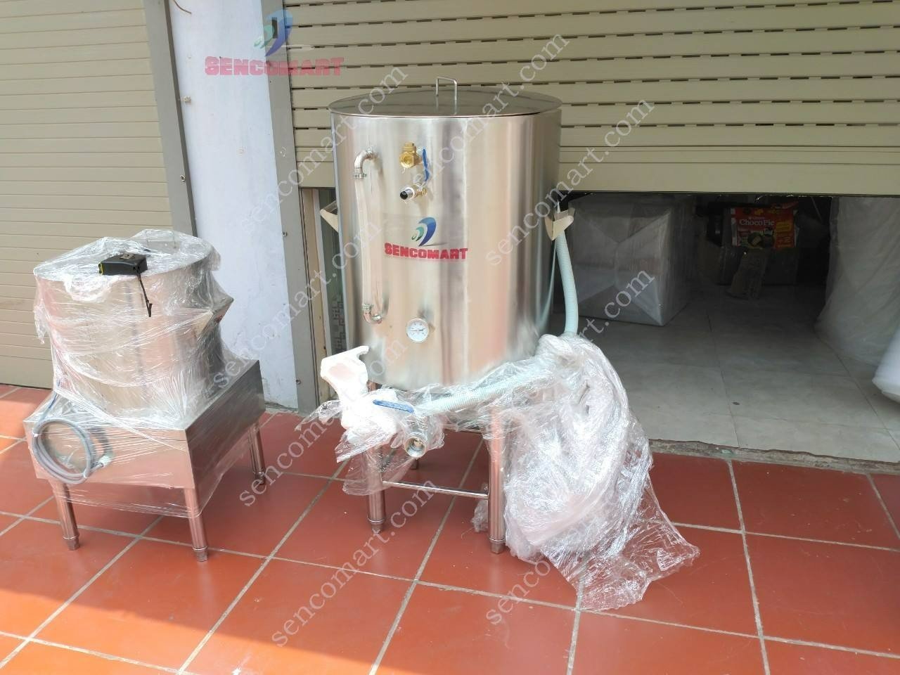 Nồi Nấu Sữa Đậu Nành 60L Chống Khê Dễ Vận Hành