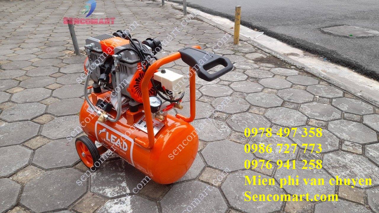 Mua máy nén khí Lead chính hãng giá tốt nhất hiện nay ở đâu. Máy nén khí không dầu 30 lít