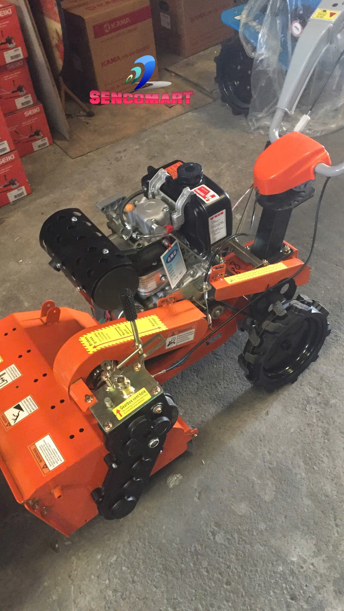 Máy băm cỏ trục băm đa năng 10HP động cơ dầu 188F