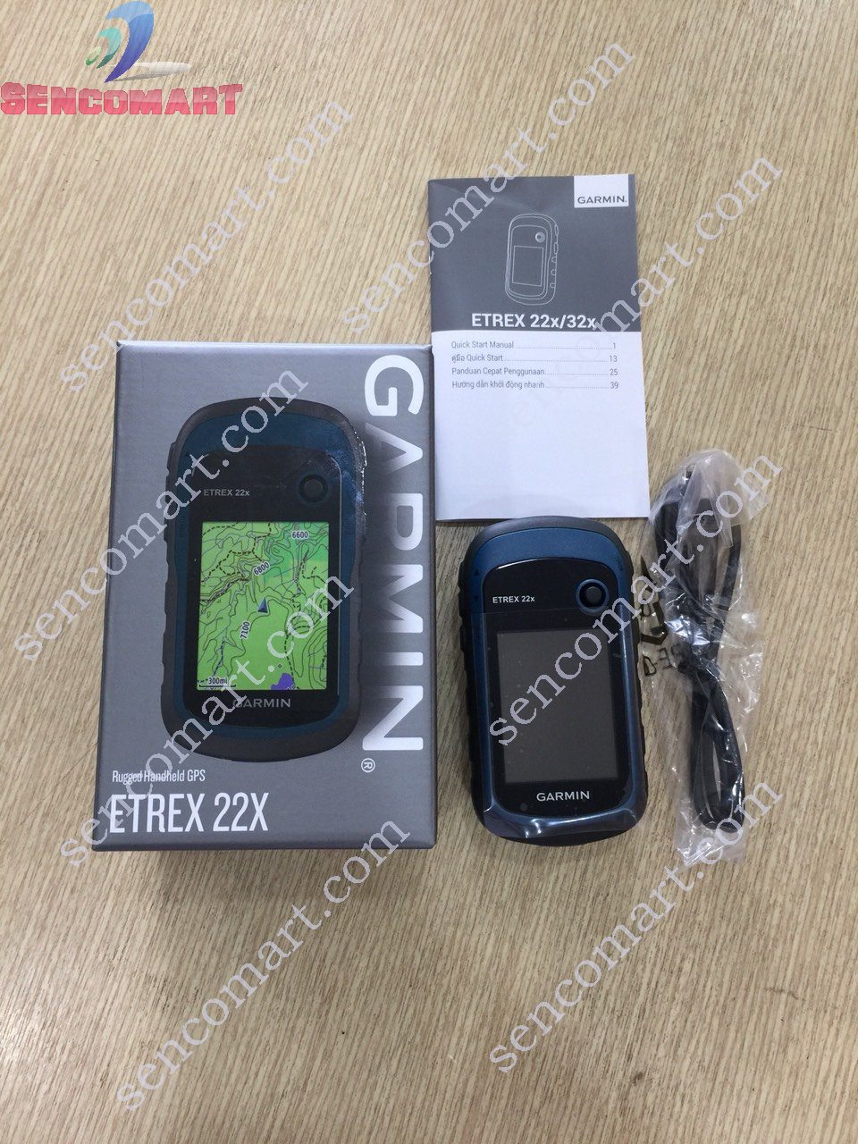Máy đo diện tích đất, Máy định vị GPS ETREX 22X - GARMIN ( Có Tiếng Việt)