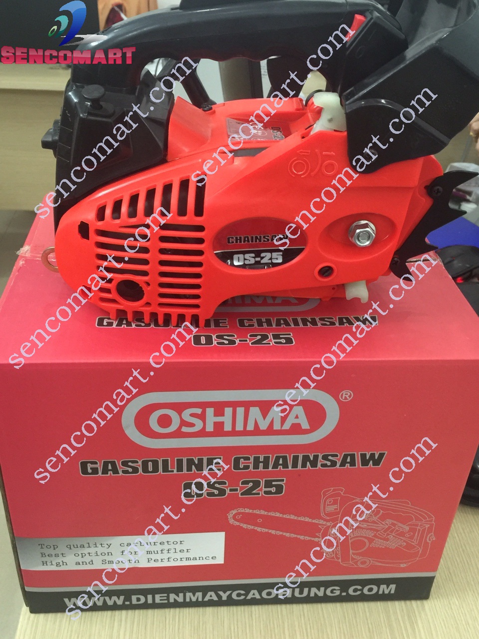 Máy Cưa Xích Oshima os 25 chạy xăng Siêu Khỏe