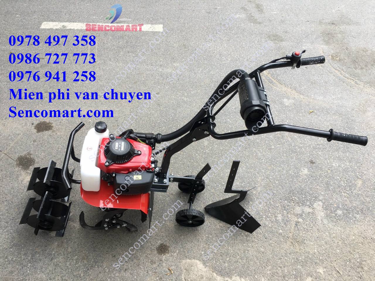 Máy vun luống ngô gia đình động cơ xăng 4 thì