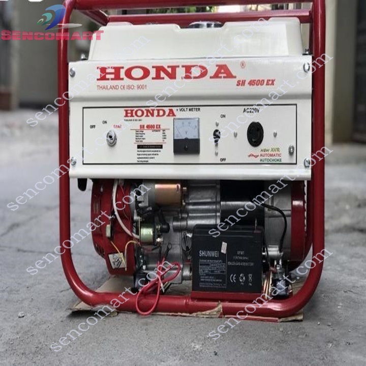 Máy phát điện SH4500EX có đề nổ giật giây phụ le gió tự động