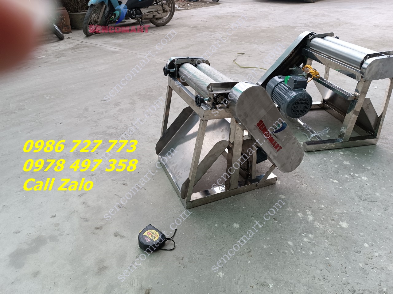 Máy cán mực, cá đuối lô dài 30cm 100% hàng Việt Nam