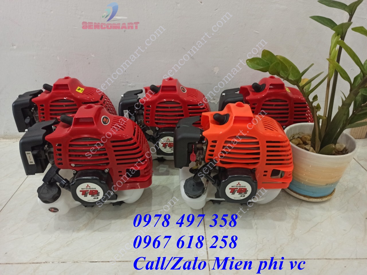 Xả kho động cơ 2 thì Mitsubishi tb43 giá cực rẻ tại Sencomart