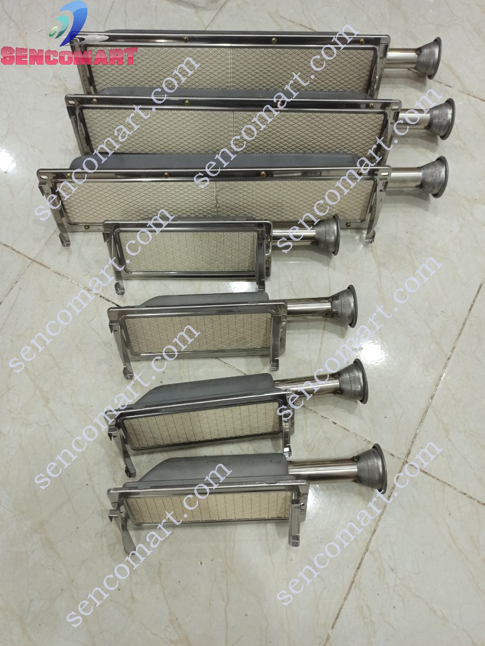 Phụ kiện bếp nướng hồng ngoại, họng đốt ngắn dài bếp nướng không khói