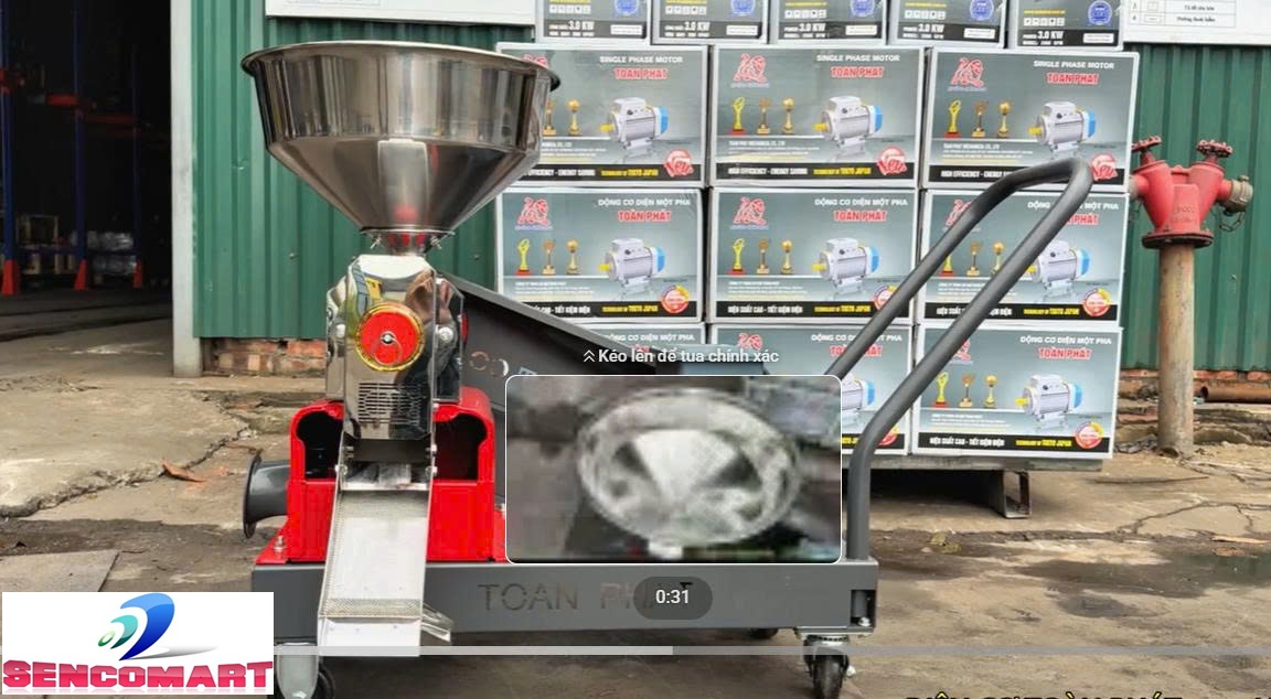 MÁY XÁT GẠO TF-15CT PRO INOX 304