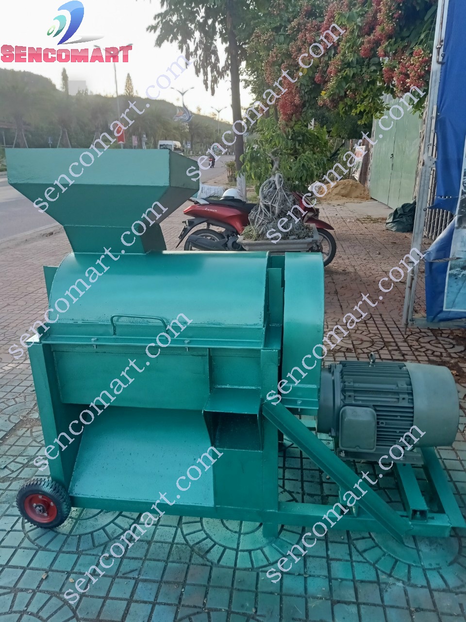 Máy Xay Xơ Dừa Nguyên Trái 15HP Nguồn Điện 3 Pha 380v